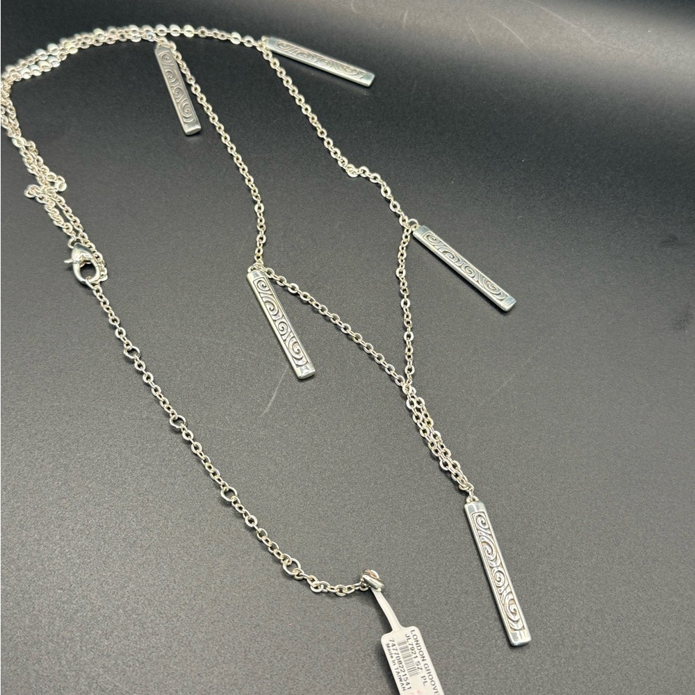 NWT Brighton LONDON GROOVE Crystal Reversible Long Necklace MSRP $78